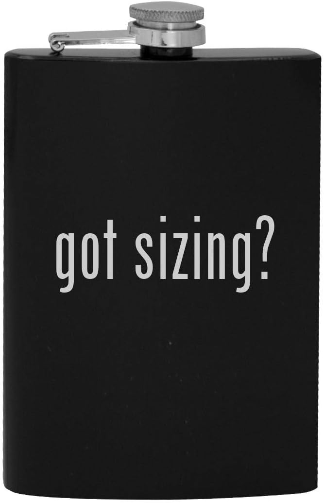 got sizing? - 8oz Hip Drinking Alcohol Flask