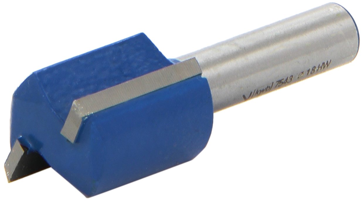 kwb Hss Groove Milling Cutter Ø 18 Mm, Carbide-Tipped With Precise Clamping Shank and Optimised Cutting Geometry for An Exact Milling Pattern