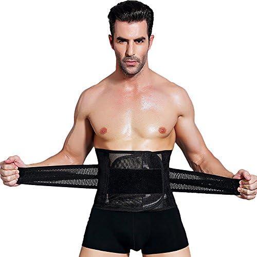 Laweisi Men Shaper,Belly Fat Burner,Waist Trainer Waist Trimmer Workout Sportswear