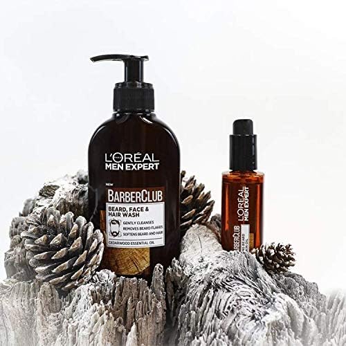 L'Oreal Men Expert Gift Set for Men, Barber's Essentials Beard Grooming Kit: Beard Oil and Beard Wash - Image 3
