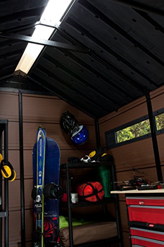 Keter/chalet et jardin 12-922433 Fusion Abri de Jardin en Composite Bois Marron et Gris Anthracite 229 x 223,5 x 252 cm