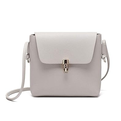 Felicove Damen Handtasche, Fashion Cover Haspe Umhängetasche Messenger Bag Phone Coin Bag Solide Prägung Taschen