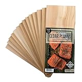 12 Cedar Grilling Planks for Salmon and More + 2 Free Planks (Hickory)