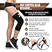 Copper Recovery Knee Sleeve Knee Brace - Best Premium Fit Copper Knee Compression Sleeve - 100% Guaranteed Support Wrap Sleeve Stabilizer for Women and Men - 1 Sleeve