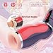 Vibrating Male Masturbator Cup, BEISHIDA Electric Automatic Male Masturbation Cup Oral Suction Vibrator Sex Toys with 5 Suction Modes+10 Vibration Frequency+Girls Moan+3D Realistic Inner
