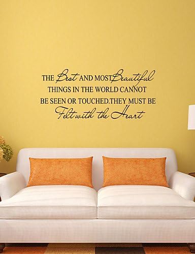 Desy Adesivi Da Parete A Parete Decalcomanie Stile La Migliore E Piu Belle Cose Inglese Parole E Citazioni Adesivi Da Parete Pvc Amazon It Casa E Cucina