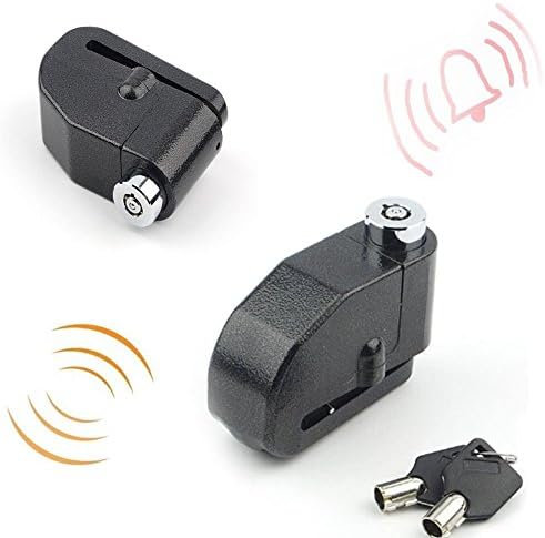 7MM 100DB Motorcycle Bike Anti-theft Disc Brake Wheel Alarm Security Lock
