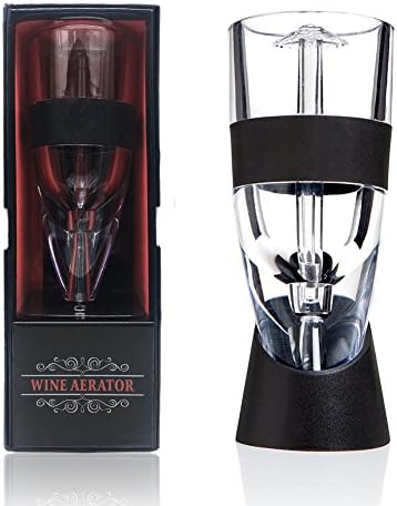 Wine Aerator, Genned Wine Diffuser, Pourer, Decanter With Gift Carrying Pouch For Home Kitchen Outdoors Party Events No More Overflow Or Leaks Oxygenate Make Your Wine Taste Marvelous