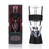 Wine Aerator, GenLed Wine Diffuser, Pourer, Decanter With Gift Carrying Pouch For Home Kitchen Outdoors Party Events No More Overflow Or Leaks Oxygenate Make Your Wine Taste Marvelous