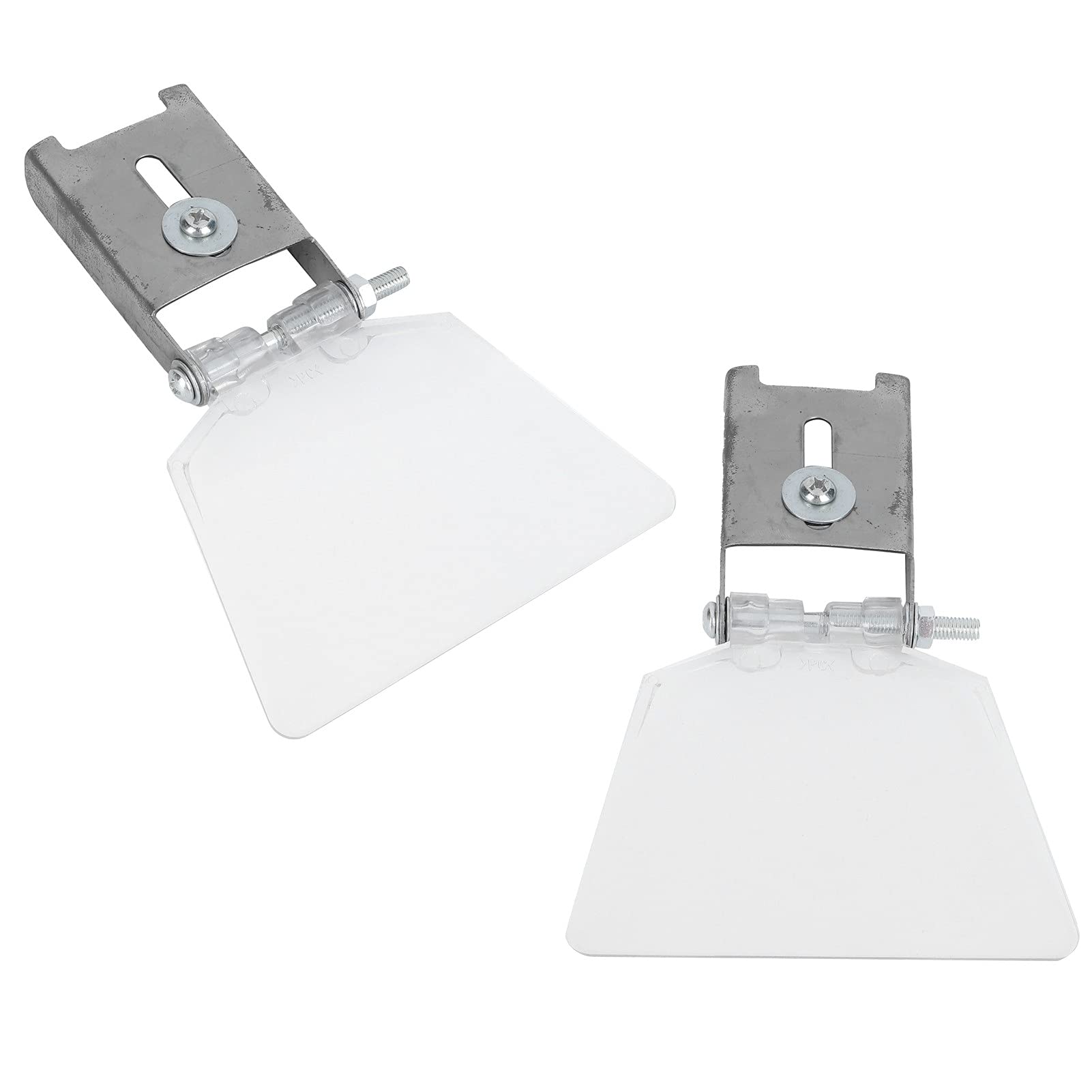 Bench Grinder Protective Cover 2Pcs 304 Stainless Steel Safety Shield with Mounting Bracket for 125mm 150mm 200mm 250mm Bench Grinders