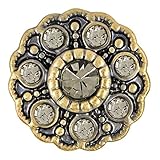 Ginger Snaps Petite Antique Brass Flower Black Diamond GP05-44