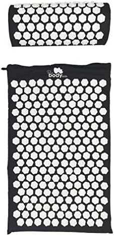 Best Acupressure Mat and Pillow Set - Neck and Back Pain Relief - PMS Relief Stress/Sciatic Relief - Sleep Aid - Spike Mat & Pillow - Like Lying on a Bed of Nails - Not Sharp Like Leading Competitors