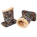Juvale Pack of 2 Eyeglass Holders - Eyeglass Stands with Soft Plush Lining - Eyeglass Holder Stands, 4.5 x 4.7 x 3.2 Inches, Floral Design