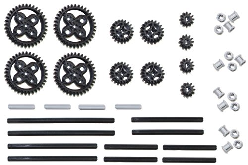 LEGO Technic 42pc Double Bevel gear axle pack SET lot (12,20,36 tooth,bushings)