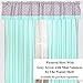 Mint Green Dot Print Window Drapery Panels - Set of Two 84 by 42 Inch Panels