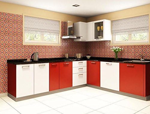 Amazon In Buy Yes Kitchen Modular L Shaped Kitchen 7 5 Plus 5