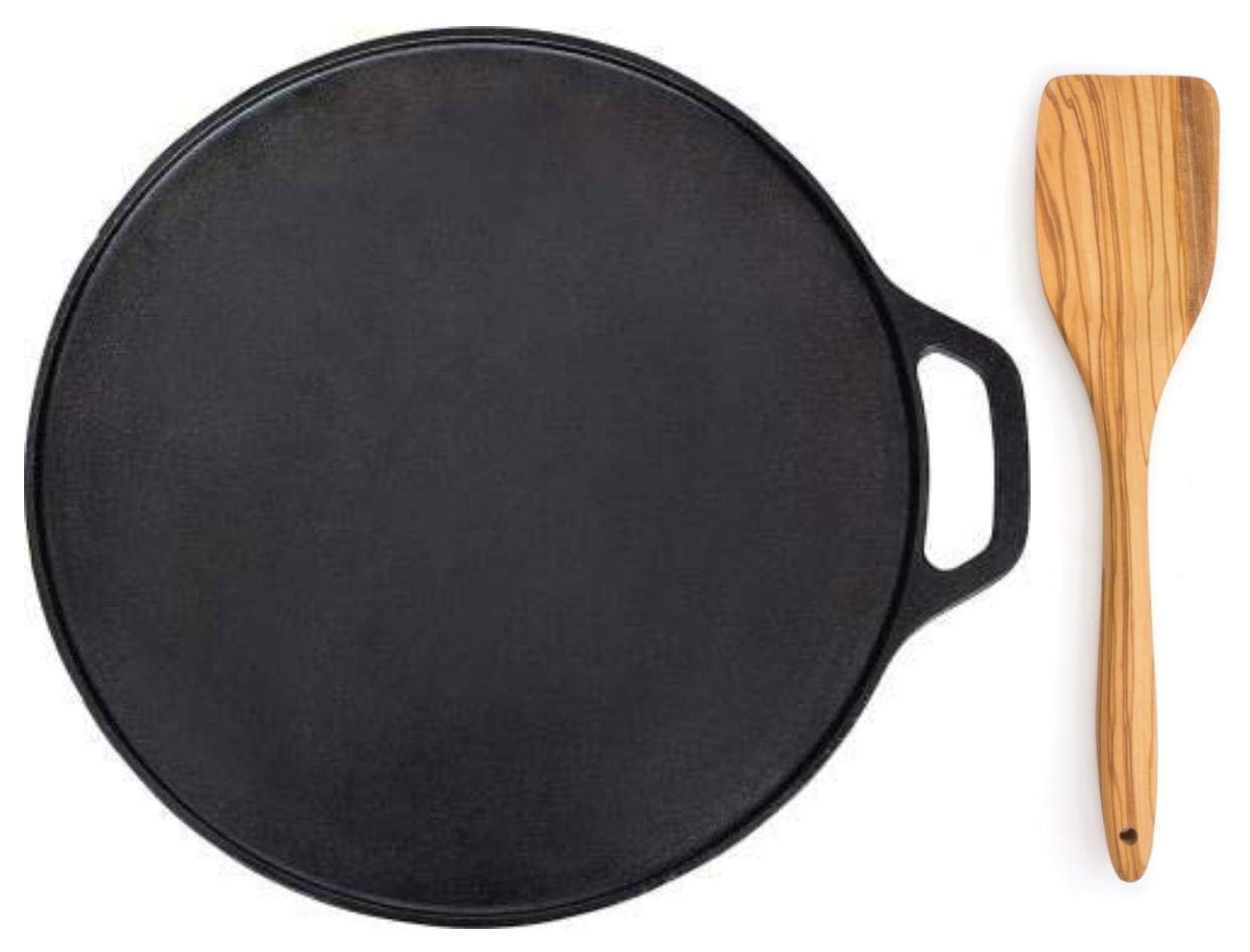 Buy Lunchlab PreSeasoned Cast Iron Dosa Tawa with Single Handle (12