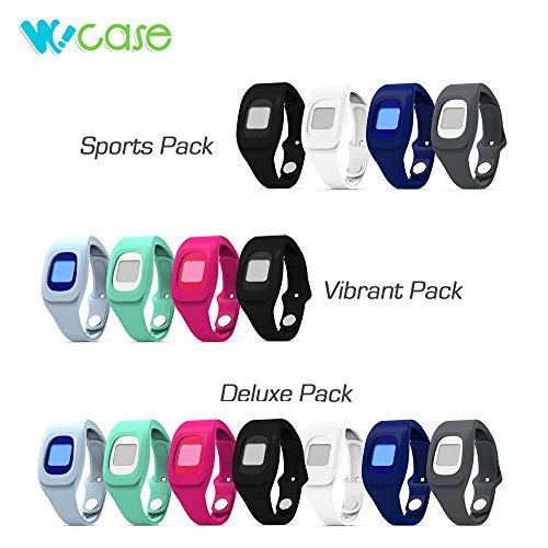 WoCase ZipBand Fitbit ZIP Accessory Wristband Bracelet (Light ice blue,One size, fits most wrist, 2016 Upgrade Version, Secured, Lost-Proof)for Fitbit ZIP Activity and Sleep Tracker (Turn Your Fitbit ZIP into Wearable FLEX/FORCE/CHARGE,Fastener Secures Yo - Thumbnail 6