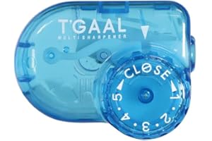 KUTSUWA STAD T'GAAL Angle Adjustable Pencil Sharpener, Translucent Blue, 1 ea. (RS036BL)