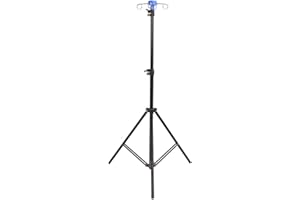DEMERAS IV Stand Pole, IV Drip Bag Stand Lightweight Portable Stainless Steel Telescoping for Clinic