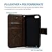 iPhone 5s Wallet Case，MOLLYCOOCLE iPhone SE Butterfly Floral Embossed PU Leather Flip Folio Wallet Case with Soft Shockproof TPU Bumper Inner Wallet Case for iPhone 5&5s&Se Women Girls