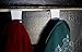 LFDAVP TidyHouse Space Saver Over The Door Metal Hook Hanger Rack Set - Organise Bedroom, Bathroom, Closets - Hang Shirts (Standard) - 2 Hooks