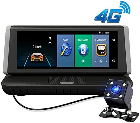 Car DVR 8inch GPS Dash Cam 4G Wifi Android ADAS Car Rearview Camera Mirror Touch Screen Video Recorder Bluetooth 1080 HD Auto Registrator