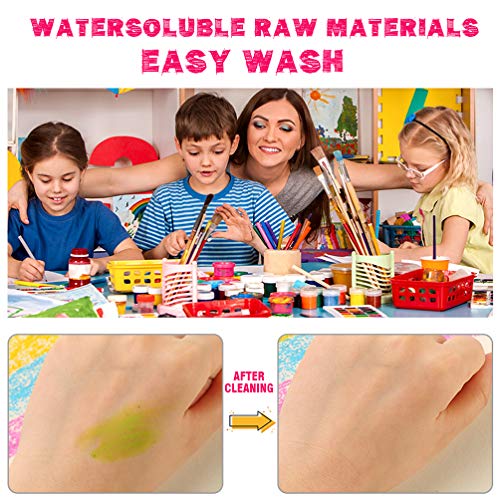 Mincho Artist Oil Pastels, 36 Assorted Colors Non Toxic, Artist Grade, Super Soft, Smooth Blending Texture, Ideal for Blending, Stenciling, Scratching Colors, Gift, Kids 3 & Up - Thumbnail 6