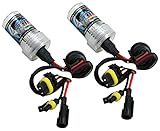 1 pair Car HID Xenon lights Bulbs Lamps H10/9005 6000K (Diamond White) - Single Beam