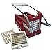 French Fry Cutter with 2 Stainless Steel Blades for Homemade French Fries Manual Potato Slicer Chopper By Designer Home
