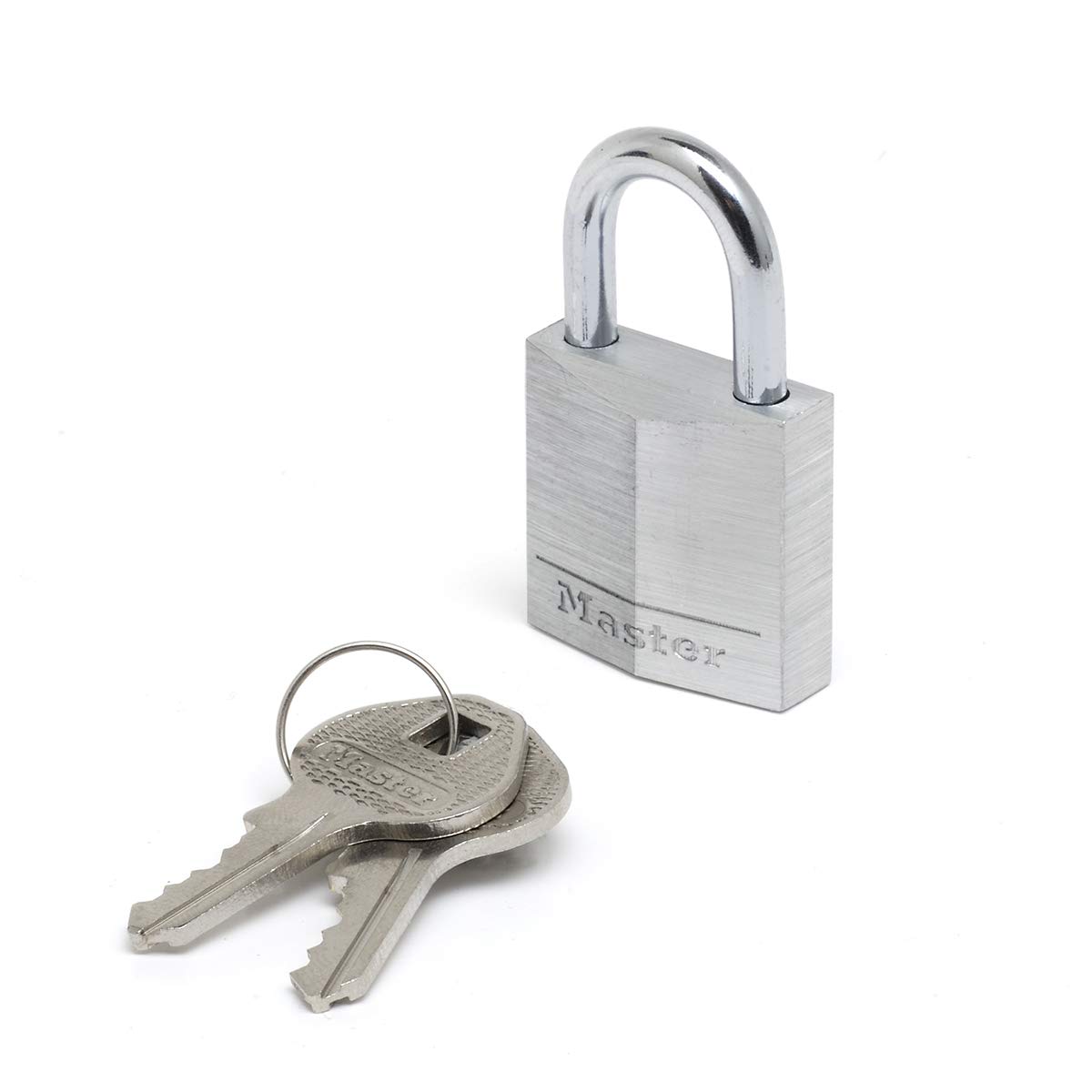 Master Lock 9130EURDCC Key Padlock in Aluminium, Grey, 3 x 5,2 x 1,6 cm