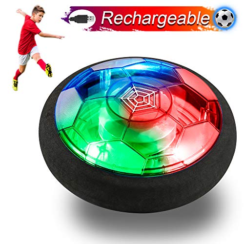 Verkstar Kids Toys Rechargeable Air Power Soccer Ball, Kids Disk Hover Ball Equipped, Time Killer for Boys/Girls Sports Toys Foam Bumpers for Indoor Outdoor Activities