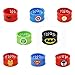 RioRand Dress Up Costumes Cartoon Satin Capes Set with Felt Mask and Exclusive Bag for Kids Boys (8-Pack)