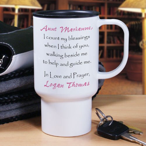 Personalized Godmother Travel Mug, 15 oz., Polymer