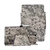 Ellipsis 8 HD Case, i-UniK 2016 Verizon Ellipsis 8 HD Tablet Case Support Sleep Awake Function Model #QTASUN1G/QTASUN1B Cover [Bonus Stylus] (ACU CAMO)