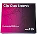Tattoo Clip Cord Covers - 125pcs Disposable Tattoo Cover Cord Sleeves Bags Clean Barrier Supply for Tattoo Power Cord, Tattoo Supplies, Tattoo Kits, Tattoo Machine Gun Accessories