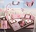 SoHo Baby Crib Nursery Bedding 9 Piece Set, Pink Florals