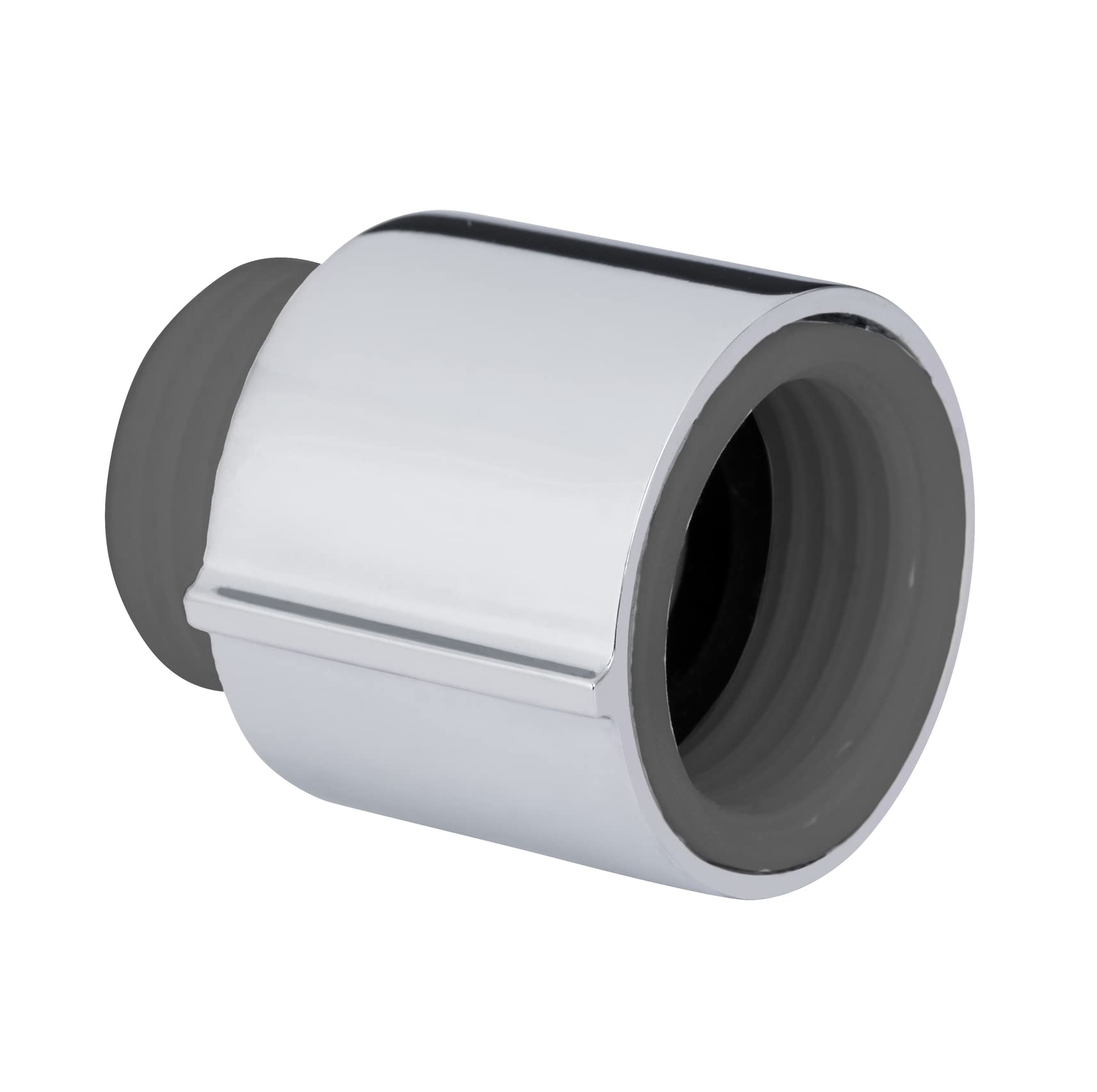 WENKO Watersaving insert, individually adjustable water saver for the shower with ½" internal and external thread universal fitting, saves 15–60% water, made of sturdy ABS plastic, chrome