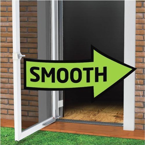 Touch 'n Hold Smooth - Dual Kit - Heavy Duty Door Closer System - For (medium and heavy weight) storm, screen, security doors - New Doors or Replacement for previous units (Black)