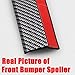 CUagain Universal Front Bumper Spoiler, 8.2Ft/250Cm Universal Carbon Fiber Bump Clips Body Trim Splitter Spoiler Side Skirt for Car Truck