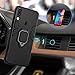 Ferilinso Case for Samsung Galaxy A20 / A30, Stylish Dual Layer Hard PC Back Case with Ring Grip Kickstand & Support Magnetic Car Mount Function Cover for Samsung Galaxy A20 / A30 Case (Black)