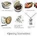 Pearlina Dream Catcher Cultured Pearl Oyster Necklace Set Silver-tone Cage w/Stainless Steel Chain 18