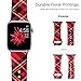 Kaome Floral Bands Compatible with App le Watch Band 38mm 40mm, Soft Silicone Fadeless Pattern Printed Replacement Strap Bands for Women, Compatible with iWatch Series 5/4/3/2/1, S/M