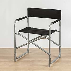 Habita Home Silla Director 55x46x78 cm Color Negro: Amazon.es: Jardín