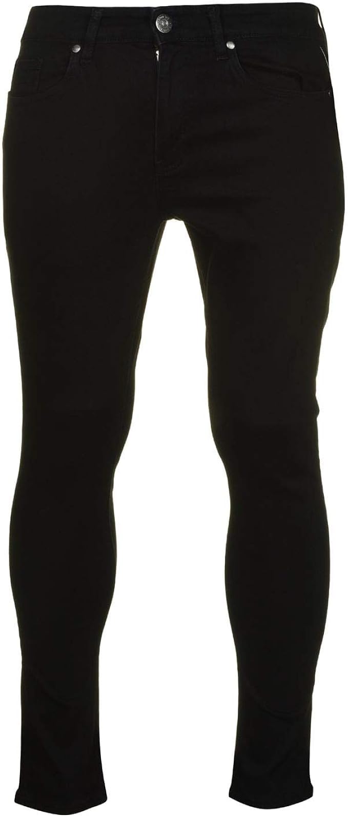 mens black super skinny trousers