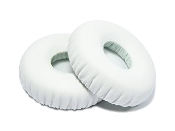 WEWOM 2 Hochwertige Ersatz Ohrpolster für Monster Beats by Dr. Dre Wireless Kopfhörer, Weiß