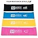 Sports Research Premium Resistance Mini-Loop Bands - 10 Pack XX-Heavy | Resistance Training, Yoga and Physical Therapy Mini Loop Bands | Includes Free Mesh Carrying Bag (Red)