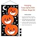AerWo Halloween Toss Game, Pumpkin Bean Bag Toss Game with 3 Bean Bags, Kids Party Game, Perfect for Halloween Themed Party Supplies