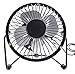 PowerTRC Mini USB Table Desk Personal Fan (Metal Design, Quiet Operation 3.9' USB Cable, High Compatibility)