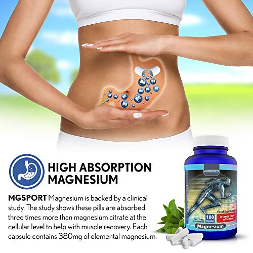High Absorption Magnesium for Leg Cramps and Tensed Muscles, Muscle